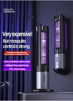 New Multi-Function Mosquito Killer Lamp Electric Shock Type Home Outdoor Portable Support Type-c Charging