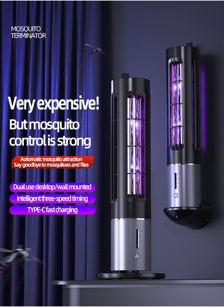 GUDOO - New Multi-Function Mosquito Killer Lamp Electric Shock Type Home Outdoor Portable Support Type-c Charging - Image 1