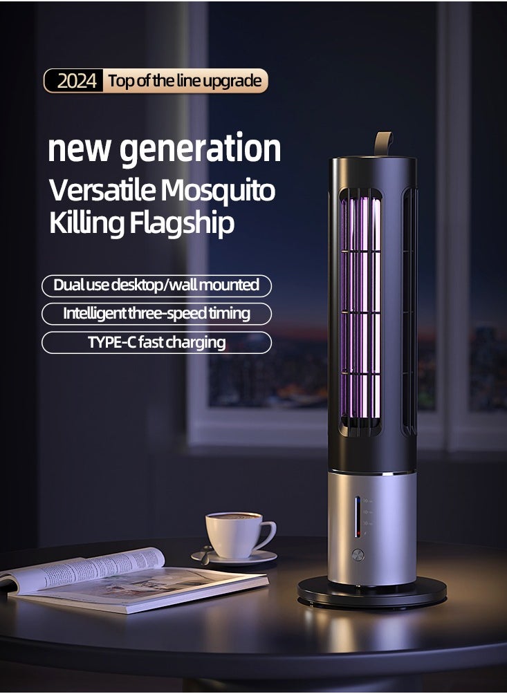 GUDOO - New Multi-Function Mosquito Killer Lamp Electric Shock Type Home Outdoor Portable Support Type-c Charging - Image 1
