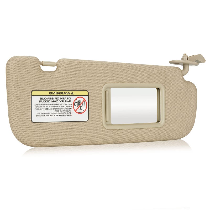 بديل واقي الشمس الجانبي الأيمن بلون البيج متوافق مع 2011 2012 2013 2014 2015 هيونداي إيلانتر استبدال 852203X000TX