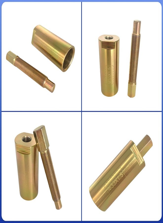 BIGLKNM أداة سحب دولاب الموازنة BIGLKNM مقاس 33 مم متوافقة مع YFZ450 وYFZ450R وYFZ450X وWR250F وGSX-R 600 و750 و1000 وOzark 250 وLT-F250 وOutlaw 500، أداة إزالة M33 × 1.5 يمين - Image 5