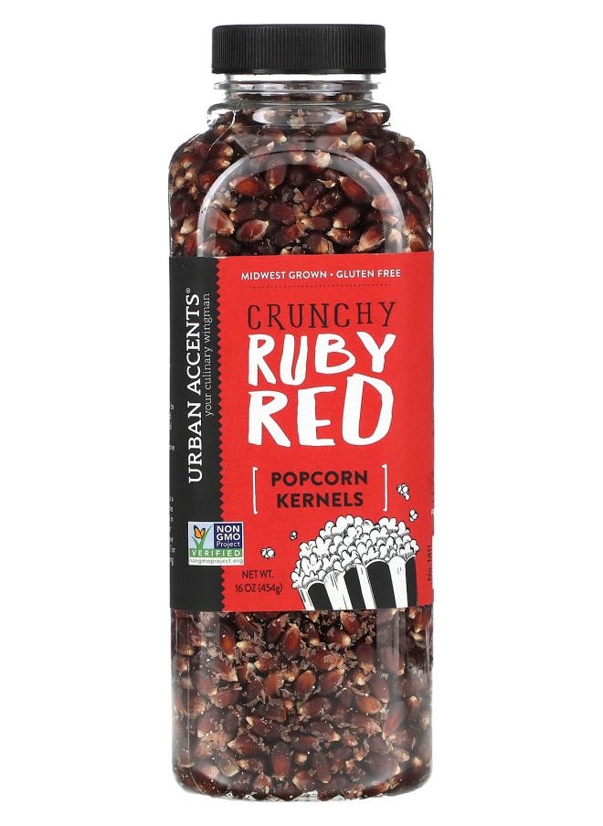 URBAN ACCENTS Popcorn Kernels Crunchy Ruby Red  16 oz (454 g) 