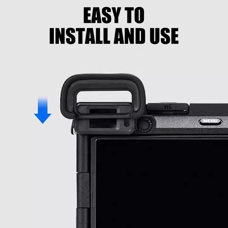 Soft Extended Eyecup Viewfinder Extension for Sony A6700 A7CR A7CM2 Cameras - Image 3
