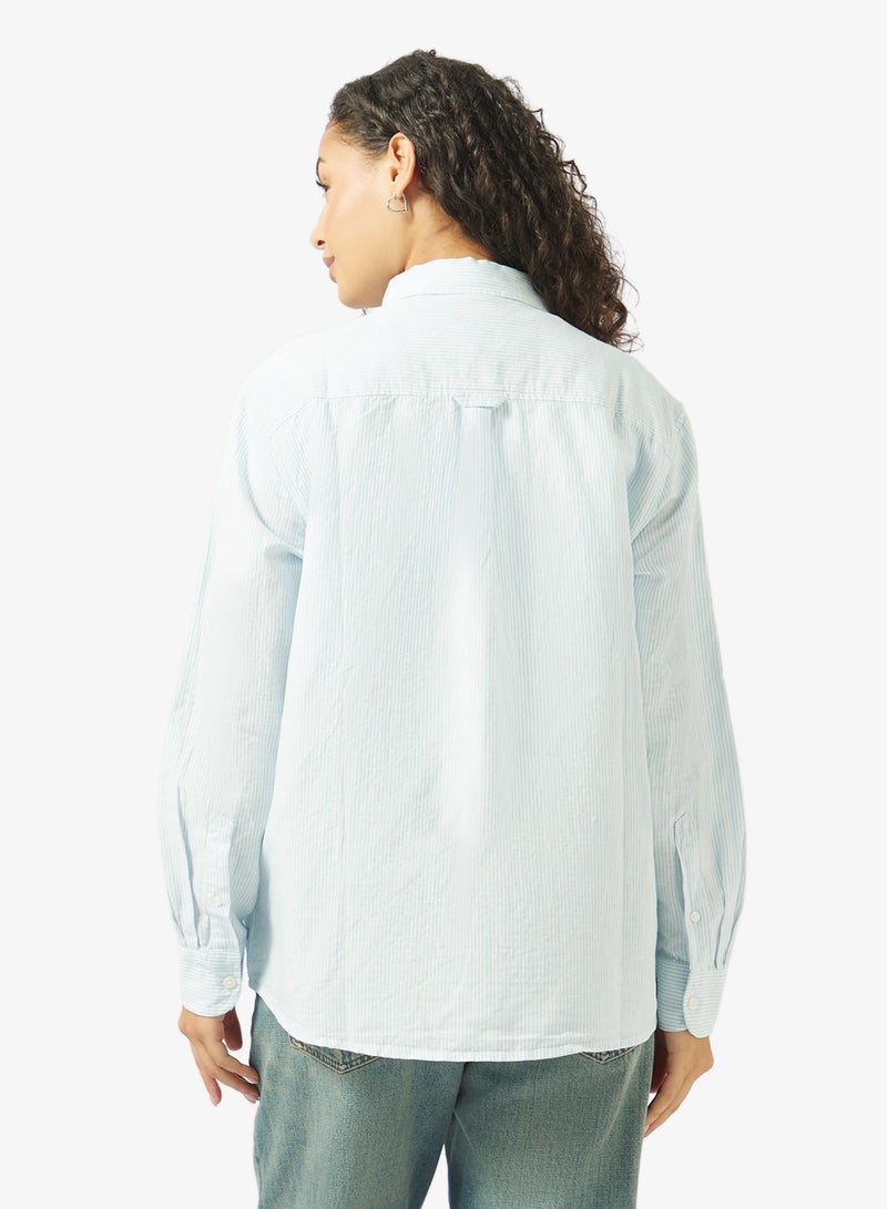 TOMMY JEANS Relaxed Fit Linen Blend Shirt - Image 2