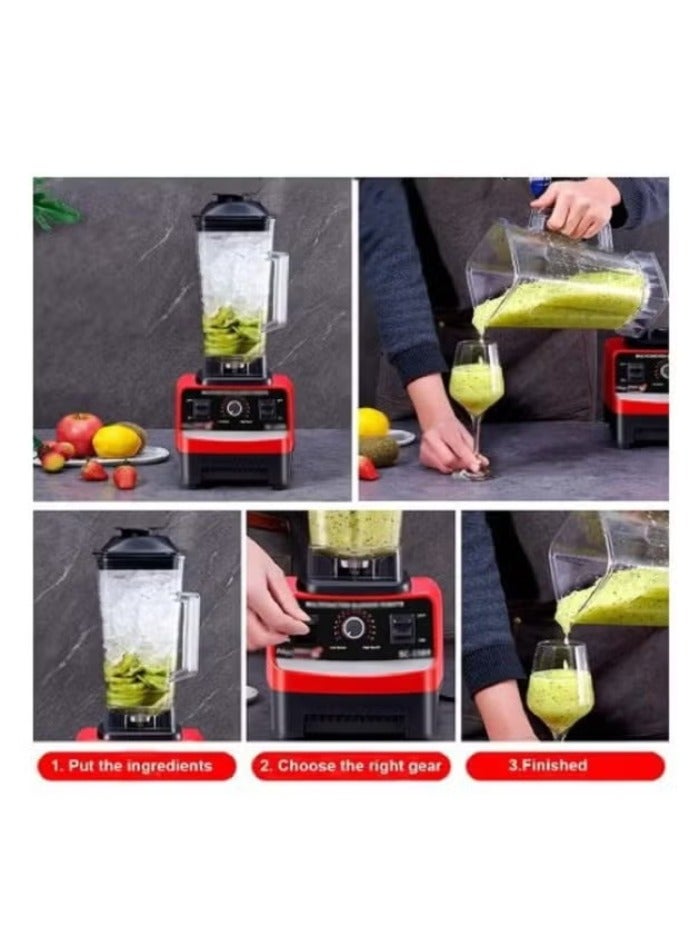 Dreamzon Silver Crest 4500w Heavy Duty Commercial Grade Blender With 2 Jars ( Multicolour ) - Image 2