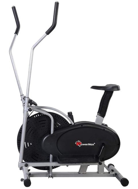 Fitness Eh-200 Orbitrek Exercise Cycle And Elliptical Cross Trainer With Hand Pulse, Comfortable Seat And Smart Lcd Display (Black)