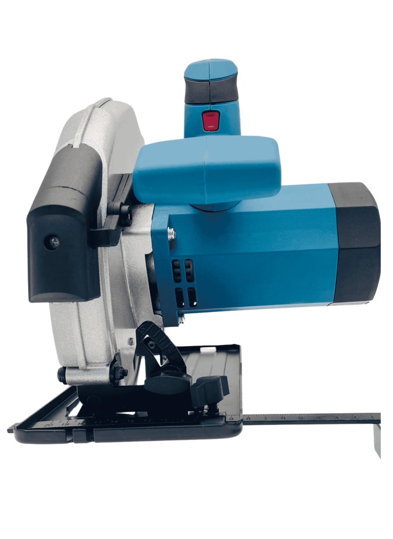 BONAI Circular Saw with 2400W Motor, 4800rpm, 185mm TCT Blade, 24T Teeth,65mm at 90°  & 41mm at 45° Cutting Depth, Steel Base, Ergonomic Handle, Angled Cuts, Wood Cutting  - Image 3