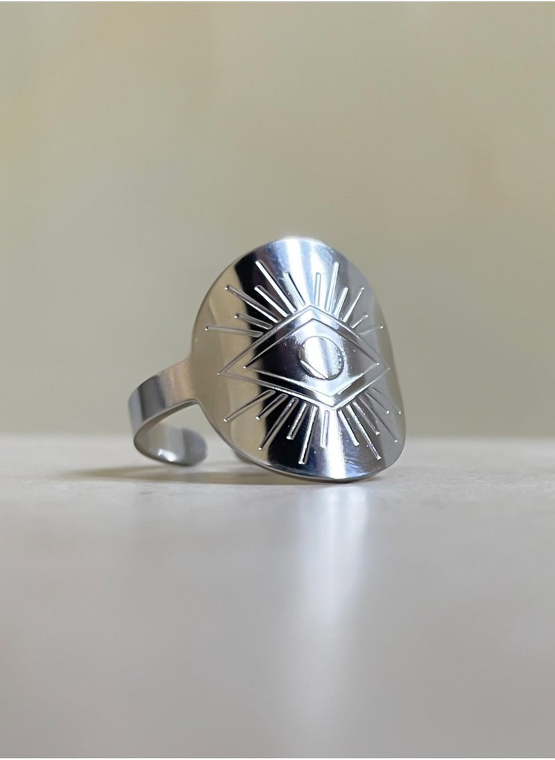 Clé de Lune Eye of the Sun Ring - Silver  - Image 1