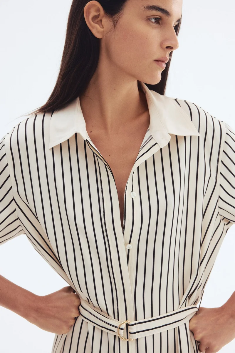 H&M Belted shirt dress