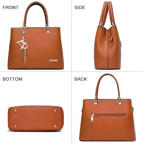 ToLFE Crossbody Purses and Handbags for Women PU Leather Tote Top Handle Satchel Shoulder Bags (Liz Blue) - Image 5