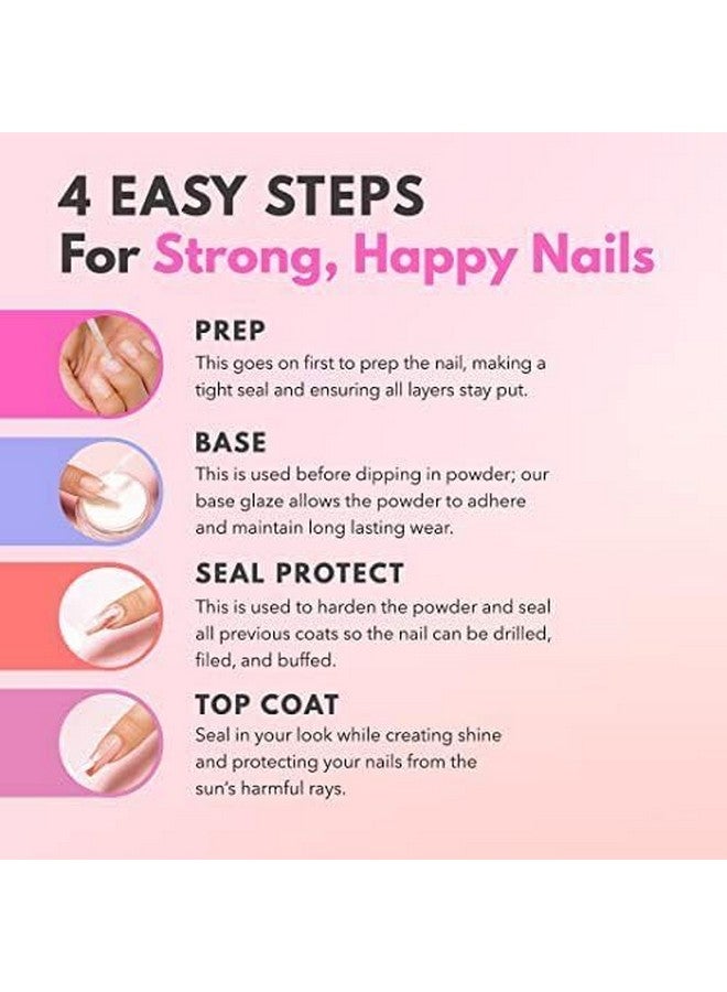 كيارا سكاي مجموعة أساسيات طلاء أظافر كيارا سكاي ديب السائلة، الخطوات من 1 إلى 4 (الترابط، القاعدة، الحماية، الطبقة العلوية) - Image 4