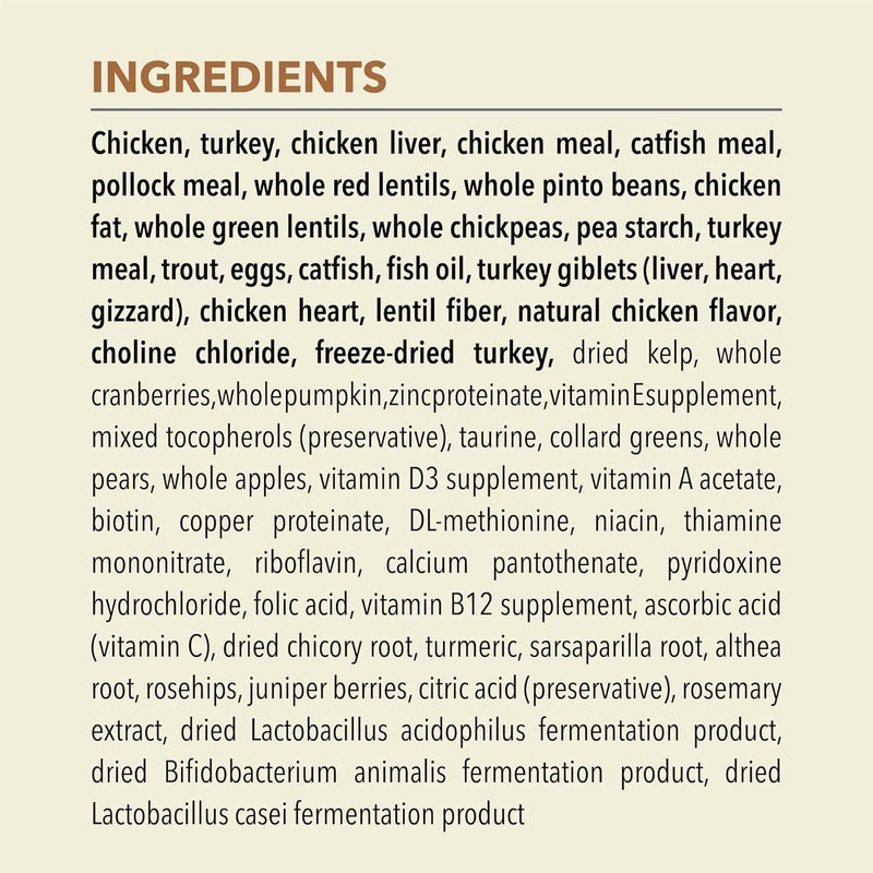 acana طعام قطط جاف خالي من الحبوب من أكانا بروتين عالي من ميدولاندز دجاج وديك رومي ولحم كبد دجاج 10 رطل - Image 5