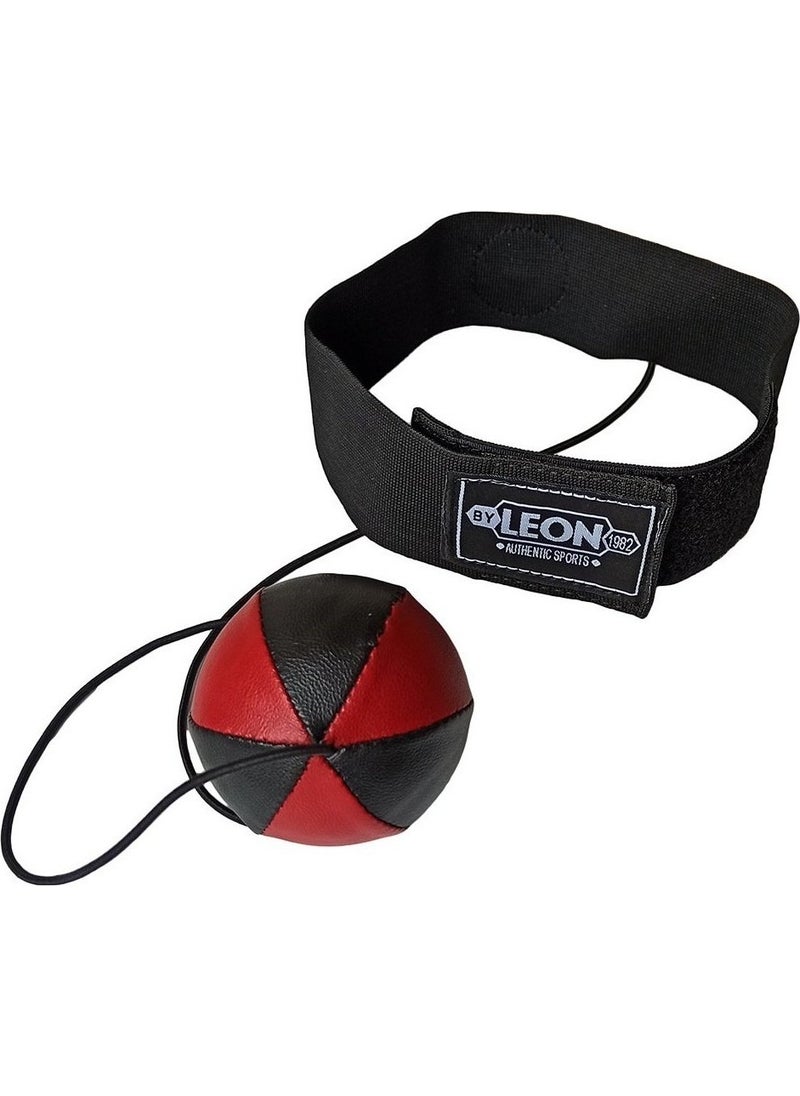By Leon 1982 Leon Wilder V.2.0 Boxing Head Reflex Ball Red Black  - Image 5