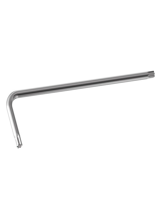 FOCMKEAS T30 Long Tamper Proof Torx Key Bit Wrench, Anti Tamper Star Screwdriver Security Bit Torque Repair Tool L-Shape Nickel Plated CRV Steel, Extra Long Arm - Image 5