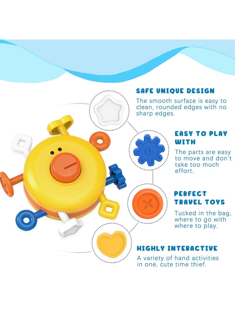 Rotary Sensory Toys for Toddlers - Fine Motor Skills Development, Montessori Learning Toys for 1-Year-Olds, Engaging Early Childhood Educational Playthings - Image 4