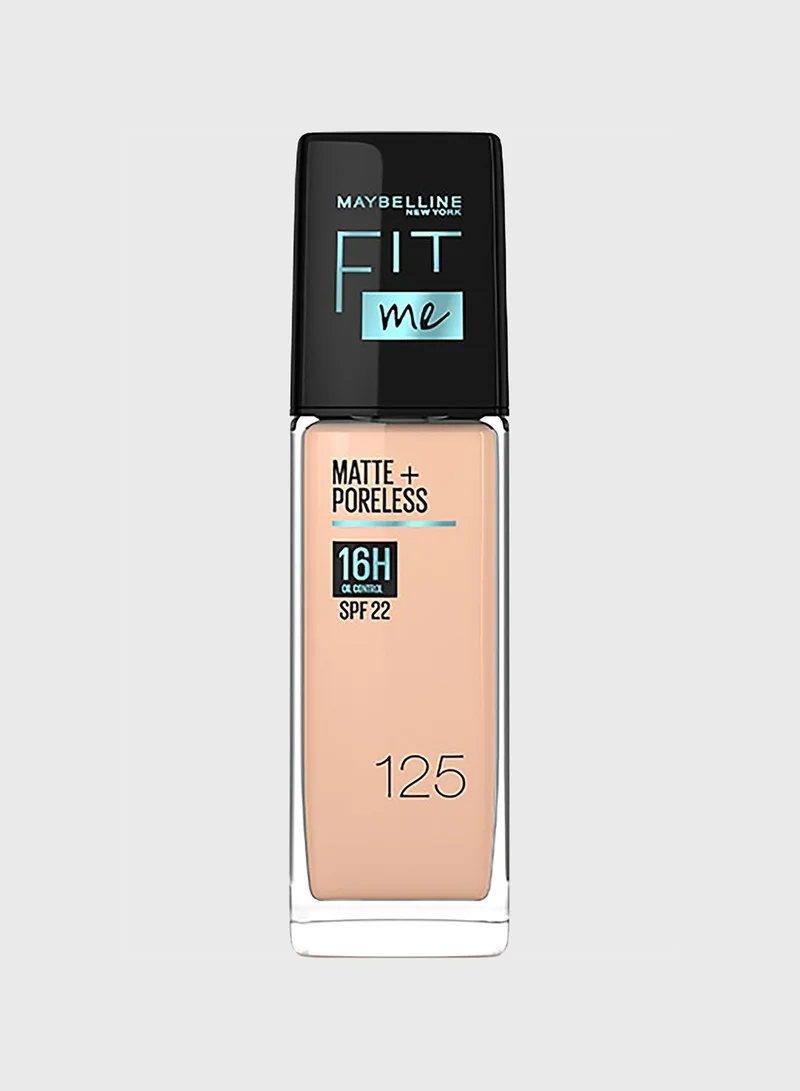 MAYBELLINE NEW YORK Fit Me Foundation Matte Poreless Spf 125