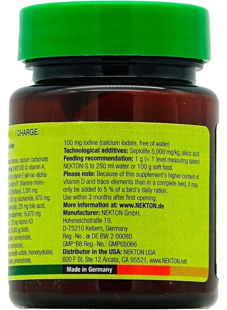 Nekton S Multi Vitamin Supplement for Birds, 35gm - Image 2