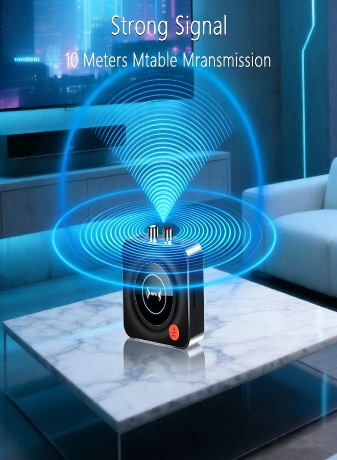 LSLYA Bluetooth Receiver for Home Stereo, NFC Quick Pair,3.5mm AUX/RCA,TF Card Slot,Wireless Bluetooth Audio Adapter Low Latency for Home Music Streaming Stereo System - Image 2