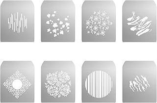 soonpho soonpho Soonpho GOBO 8pcs/Set Gobos Graphics Cards with Hollow Patterns for Bowens Mount Flash Optical Conical Snoot - Image 1