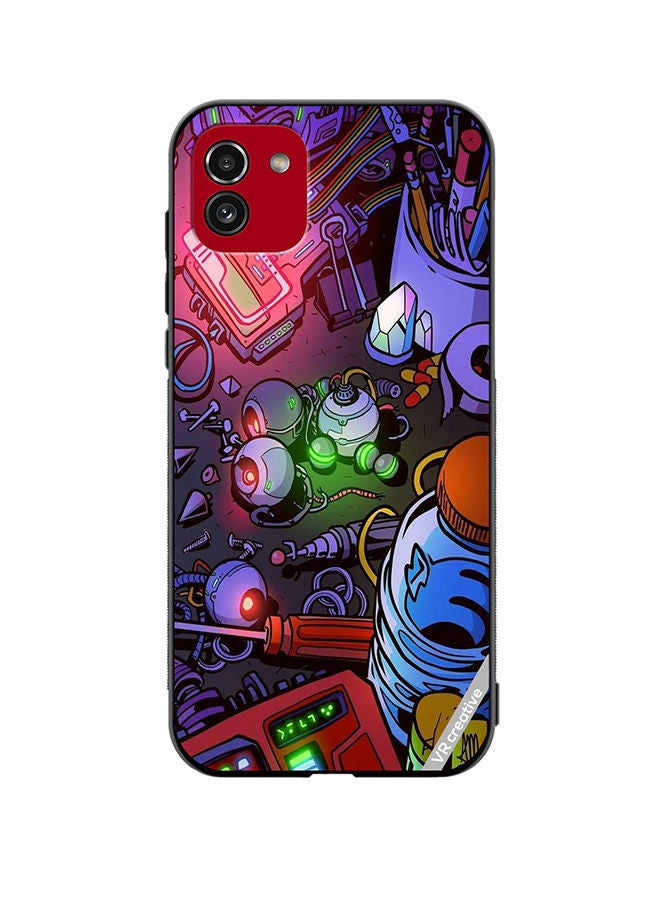 VR CREATIVE Protective Case Cover For Samsung Galaxy A03 Electirc Devices Design Multicolour - Image 1