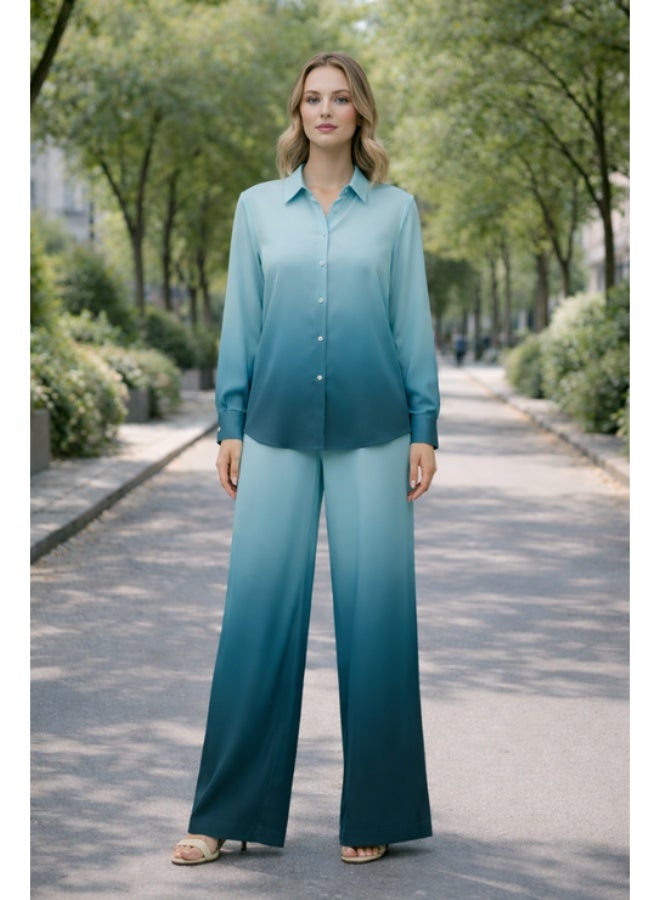SJON Ocean Ombre Mist Co-ord - Image 2