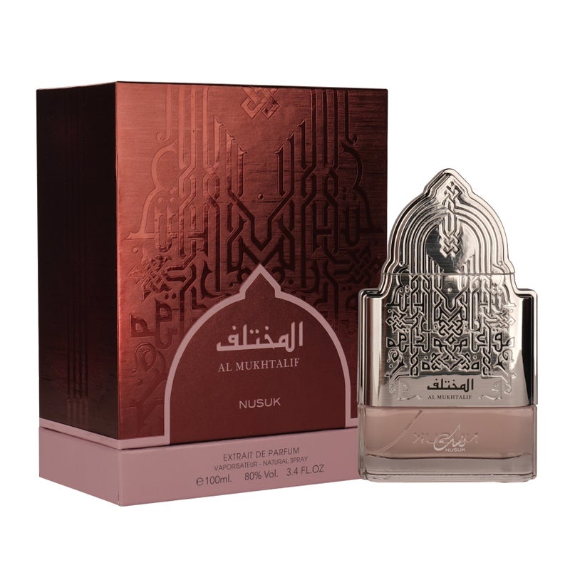 NUSUK AL MUKHTALIF, 100 ml extrait de parfum for Women, Arabic Dubai Fragrance Eau de Parfum - 100 ml  (For Women) - Image 1