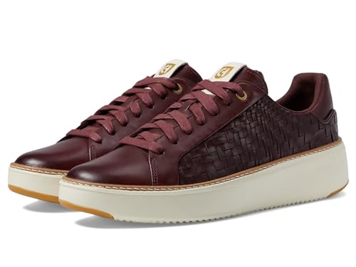 Cole Haan Women's Grandpro TopSpin Sneaker, Bloodstone Genevieve Weave, 6 Wide - Image 2