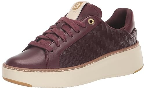 Cole Haan Women's Grandpro TopSpin Sneaker, Bloodstone Genevieve Weave, 6 Wide - Image 1