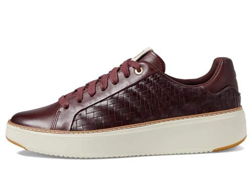 Cole Haan Women's Grandpro TopSpin Sneaker, Bloodstone Genevieve Weave, 6 Wide - Image 5