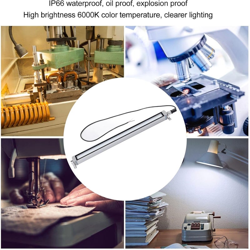 24V 16W CNC Machine Light Waterproof LED Tube Lights, for Lathe Explosion Proof Lighting - Image 4