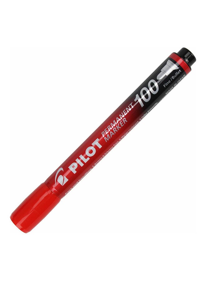 PILOT Permanent Marker Pen 100-Red