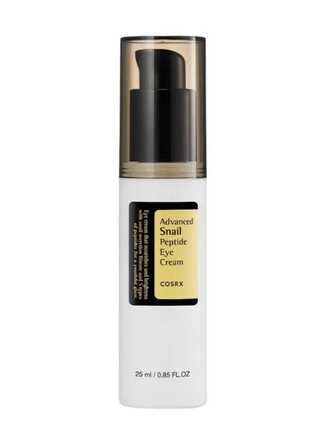 Generic COSRX Advanced Snail Peptide Eye Cream - Reduces Dark Circles, Wrinkles & Fine Lines, Tightens & Moisturizes Puffy Eyes - 25ml  - Image 1