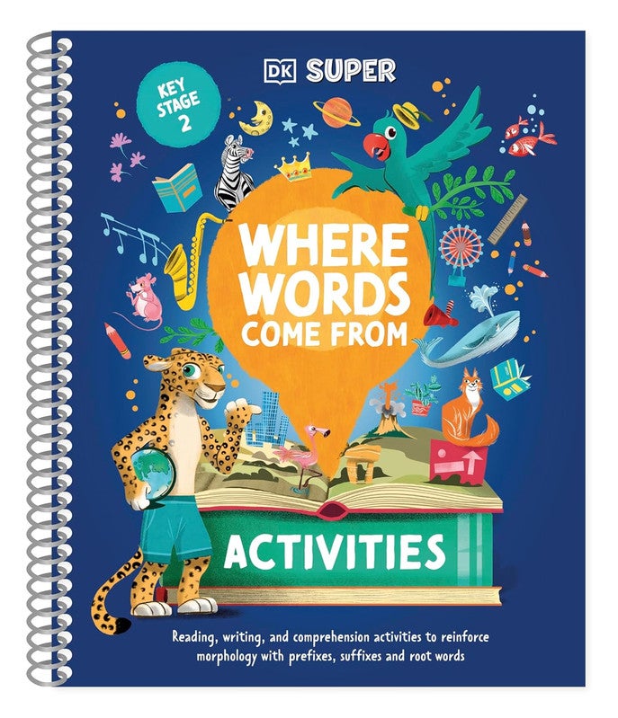 DK Super Where Words Come From Activities Spiral-bound