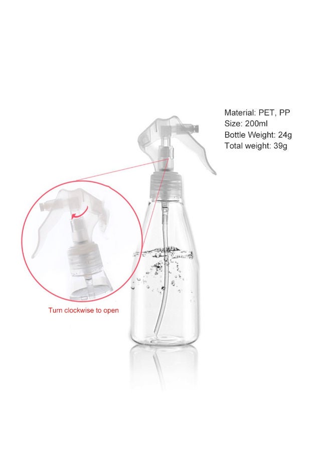 NIBEMINENT Empty Plastic Spray Bottle Clear 5.5 x 18.5centimeter - Image 2
