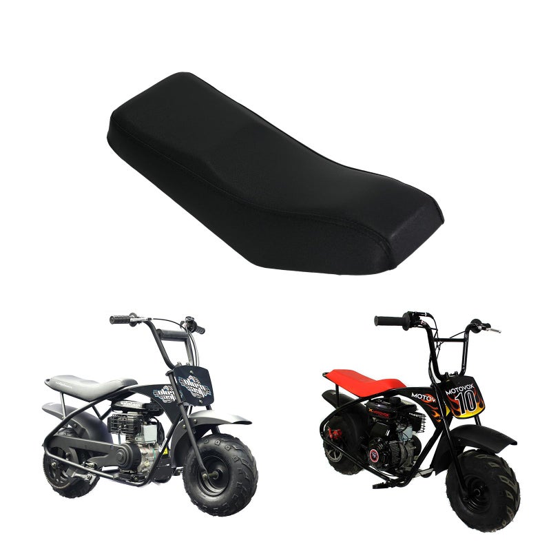 JMCHstore Upgraded New Seat for Motovox MBX10, For Mototec 105cc Mini bike (Black) - Image 2