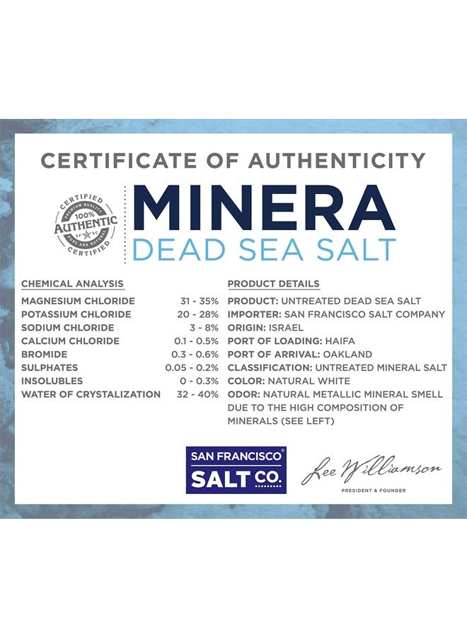 Minera Dead Sea Salt - 2 lb. Bag Fine Grain - Image 5