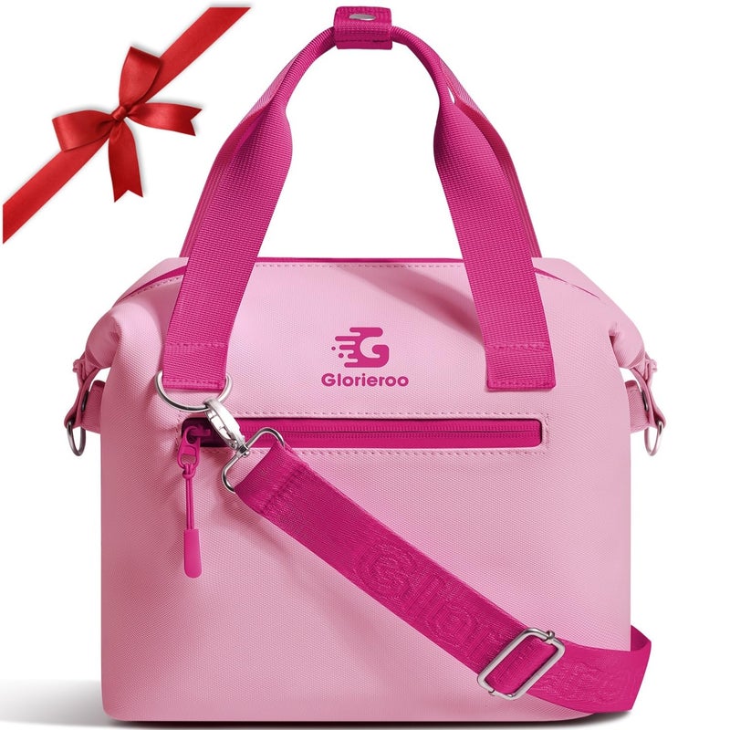 GLORIEROO Pastel Lunch Box Women | Insulated Waterproof Leakproof Lunch Bag Cooler | Adjustable Strap | BPA-Free - Image 1