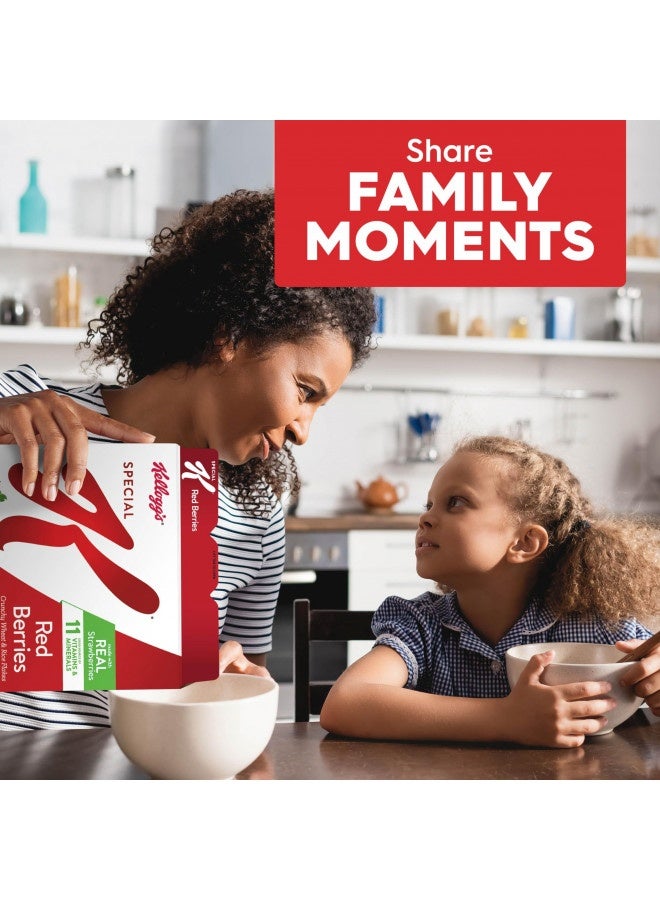 SPECIAL K Kellogg’S Special K Breakfast Cereal, Family Breakfast, Made With Real Strawberries, Family Size, Red Berries, 16.9Oz Box (1 Box)  - Image 4