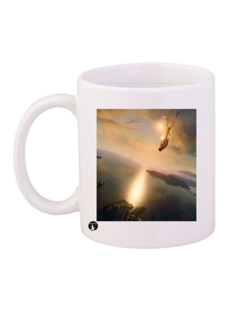 RKN Assassin's Creed Printed Coffee Mug White/Beige/Black Standard Size