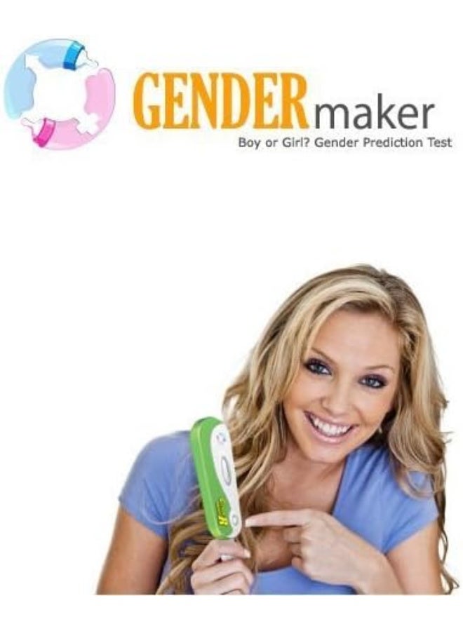 جيندر ميكر مجموعة اختبار توقع الجنس من قبل GENDERmaker - فتى أو فتاة في المنزل اختبار جنس الحمل المبكر | اختبار توقع جنس الطفل - Image 4