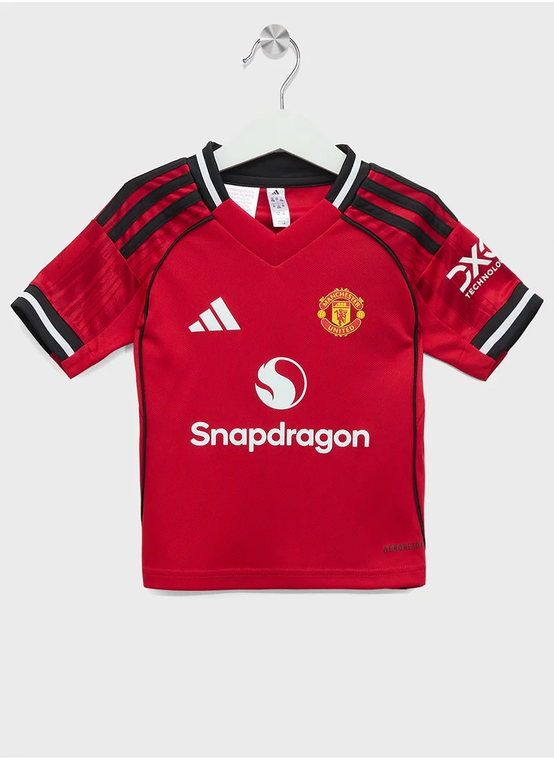 Adidas Kids Manchester United 24/25 Stadium Home Mini Kits