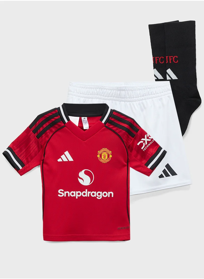 Adidas Kids Manchester United 24/25 Stadium Home Mini Kits