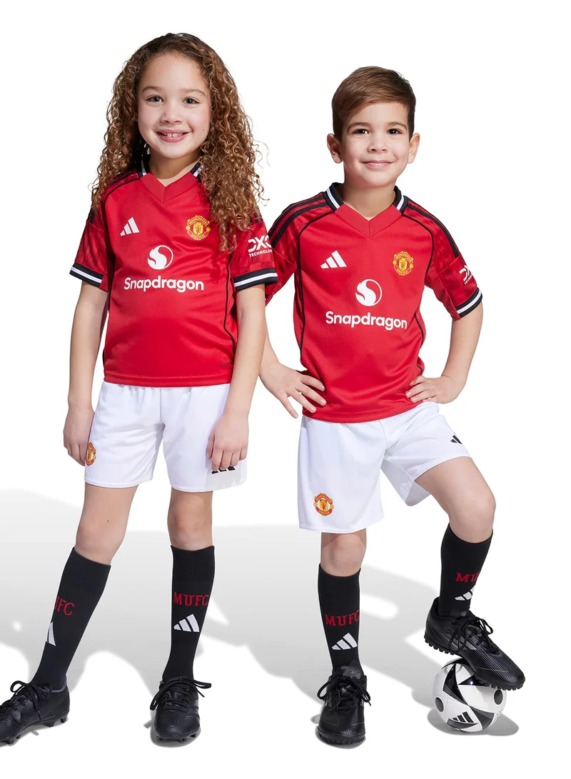 Adidas Kids Manchester United 24/25 Stadium Home Mini Kits