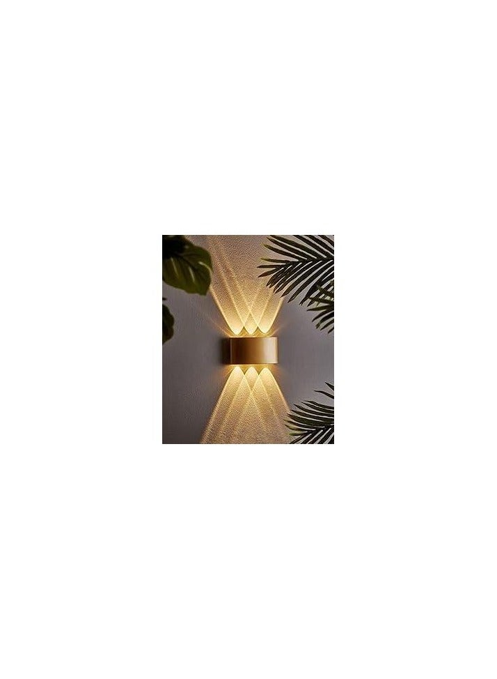ابليك حائط ثلاثي ذهبي بتصميم عصري  - Image 2