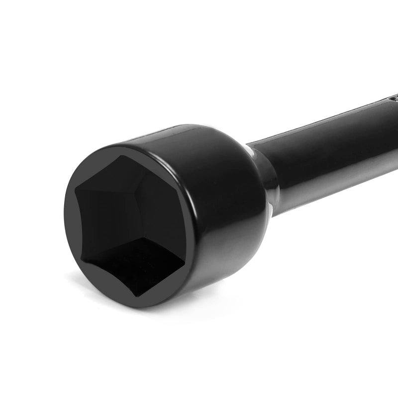 BIG RED ATRX31101-14F 14" Heavy-Duty Cross Lug Wrench | 11/16", 3/4", 13/16", 7/8" | SAE & Metric Lug Nut Remover/Installer for Tire Changing, Black - Image 4