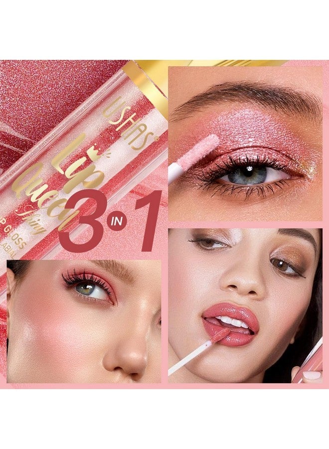 Ushas USHAS Lip Gloss,Lip Glow Oil, Shiny Smooth Soft Liquid Lip Glosses Lip Stain, High-Shine Finish, Moisturizing For Girls And Women Makeup (S3, Pack of 1) - Image 5