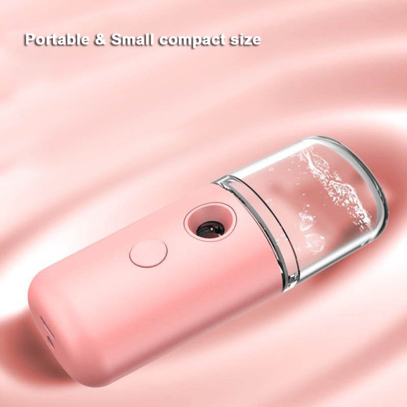 Hydrating Mist: 30ml White Portable Sprayer - Nano Atomization Deep Hydration for Travel Skincare On-the-go Use - Image 5