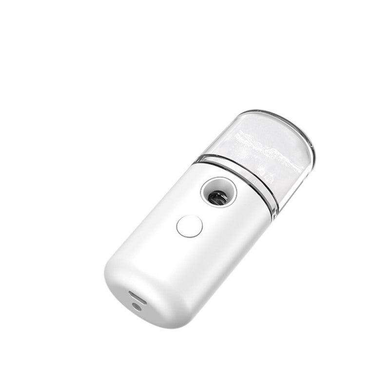 Hydrating Mist: 30ml White Portable Sprayer - Nano Atomization Deep Hydration for Travel Skincare On-the-go Use - Image 1