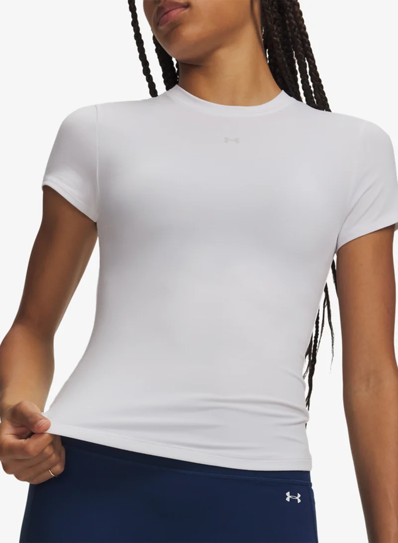 Under Armour White /  / Halo Gray Motion Fitted SS for Women | Best Price UAE