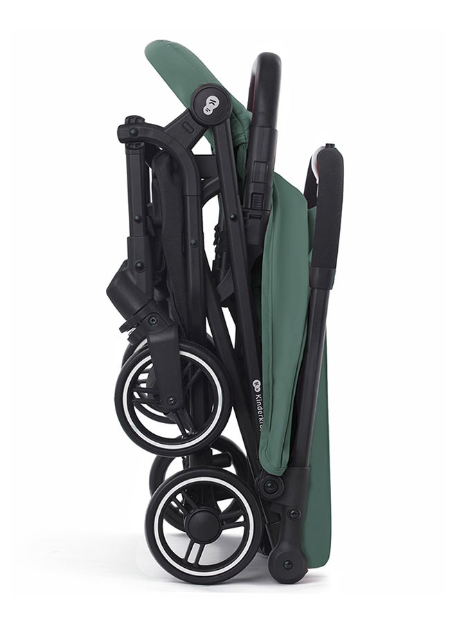 Kinderkraft - 2 in1 Indy2 Lightweight Stroller With Mink Car Seat - Sea Green - Image 1